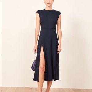 NWT Reformation Black Gavin Dress